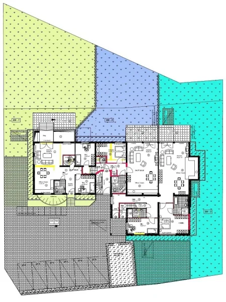 Lageplan mit Sondernutzungsrechten