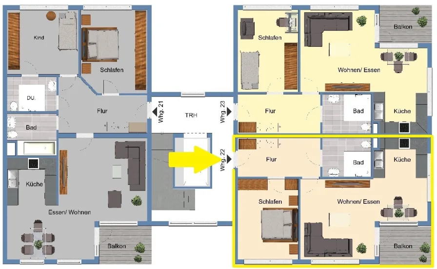 Haus 6 -Grundriss 2. OG