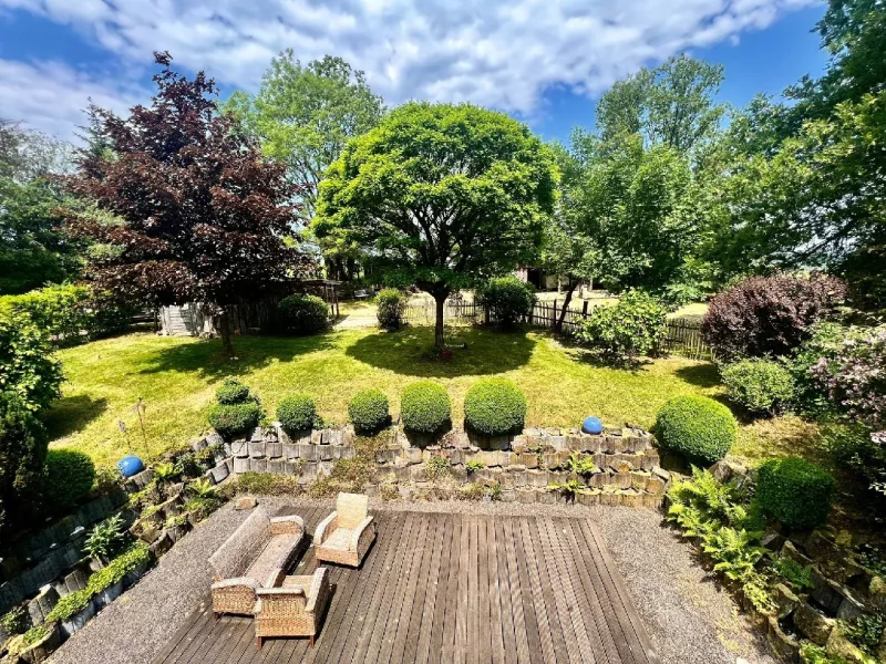 Blick auf die Terrasse