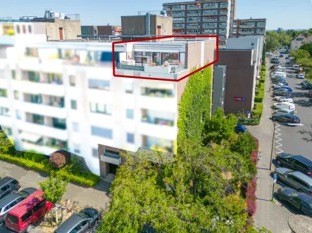 Außenansicht - Wohnung kaufen in Köln - Dachterrassen-Wohnung im Herzen von Rodenkirchen!