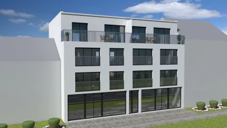 Neubau ist fast fertig - Laden/Einzelhandel mieten in Leverkusen - Seien Sie der Erste Mieter im neuen Wohn-/ Geschäftshaus!