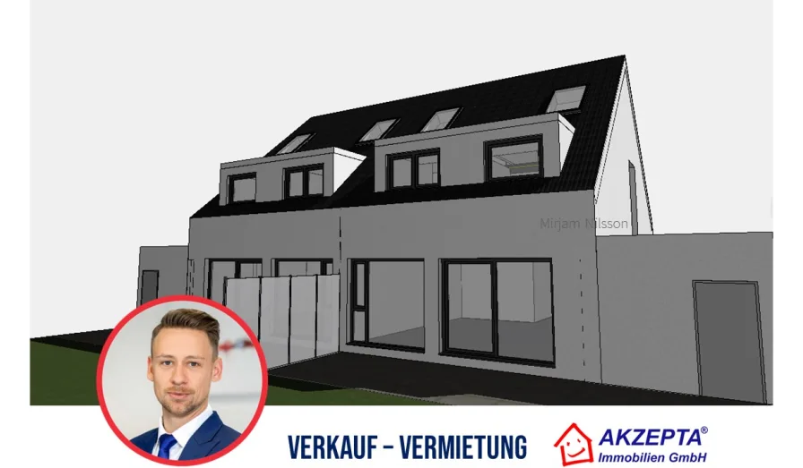 Mögliche Bebauung Doppelhaus - Grundstück kaufen in Bergisch Gladbach - Legen Sie los - Baugrundstück für eine Doppelhaushälfte!