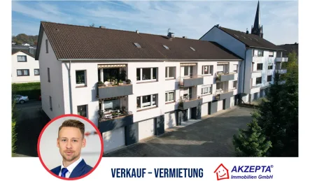 Wohnhaus mit Garagenhof - Wohnung kaufen in Leichlingen - Attraktive 3- bis 4-Zimmer in Leichlingen; zentrumsnah  und  energieeffizient mit Hybridheizung!