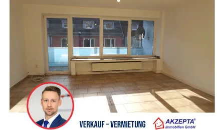 Wohnbereich - Wohnung kaufen in Leverkusen - Herrlich sonnige, renovierte 3 Zimmer im Herzen von Leverkusen-Küppersteg!