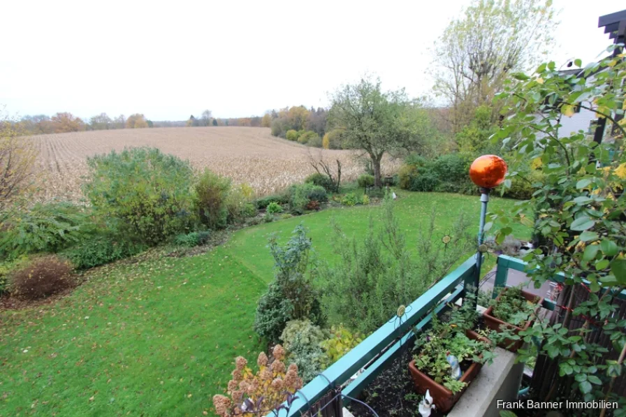 Aussicht vom Balkon