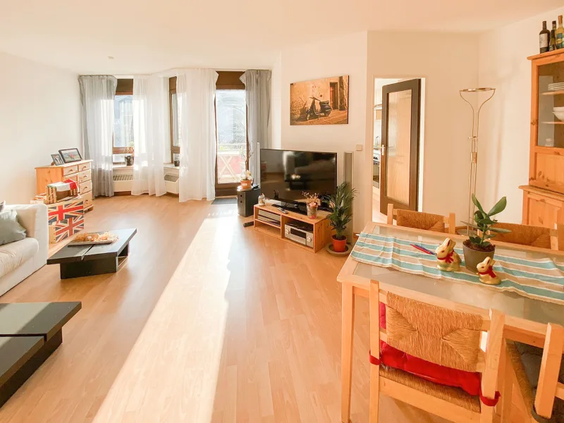 Wohn- und Essbereich - Wohnung kaufen in Mettmann - Ruhiges Zuhause mit Sonnengarantie
