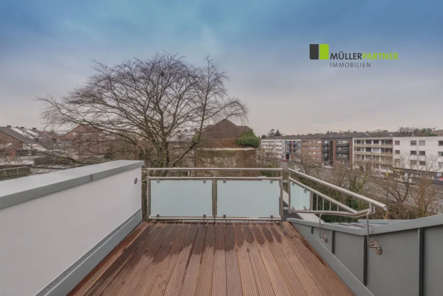 Dachterrasse - Wohnung mieten in Eschweiler - Moderne Dachgeschosswohnung mit Dachterrasse im Stadtzentrum von Eschweiler