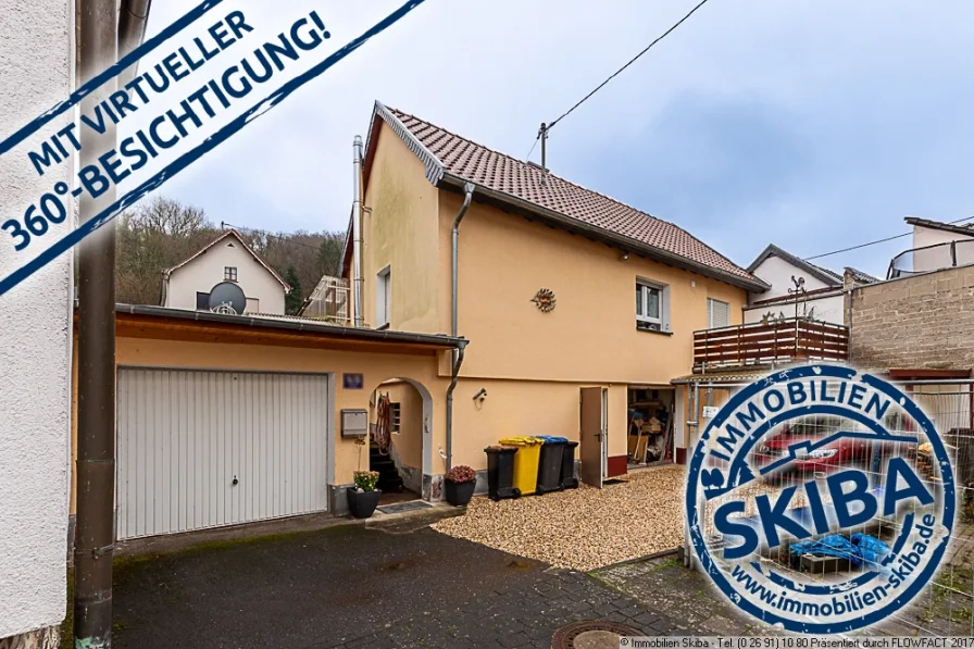 kleines Einfamilienhaus in Hönningen - Haus kaufen in Hönningen - Wohnen auf einer Ebene: Kleines Haus mit Garten und Garage in Hönningen/Ahr