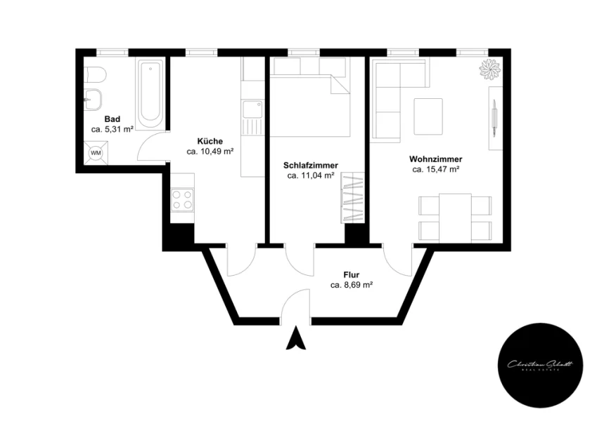 Friederikenstr. 2, 1. OG Mitte - Etage 1 - 2JLR0H