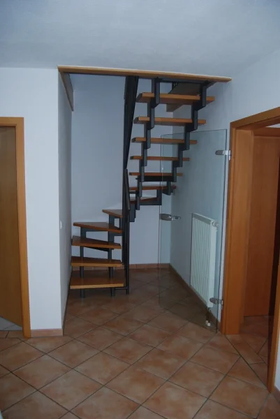 Treppenaufgang zum Spitzboden