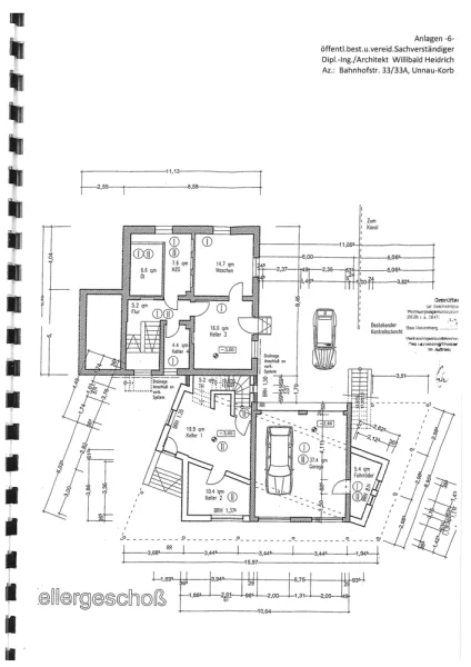 Grundriss Kellergeschoss