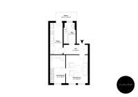 Schulze-Delitzsch-Str. 24, 3. OG rechts - Etage 1, Ansicht 1, Schnitt 1 - 2CALN3