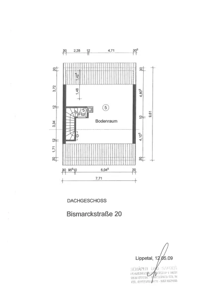 Grundriss Dachgeschoss