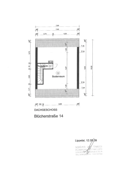 Grundriss Dachgeschoss