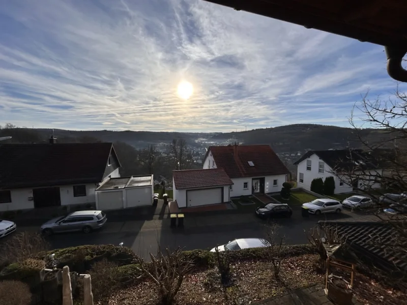 Aussicht vom Balkon