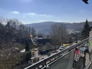 Blick vom Balkon