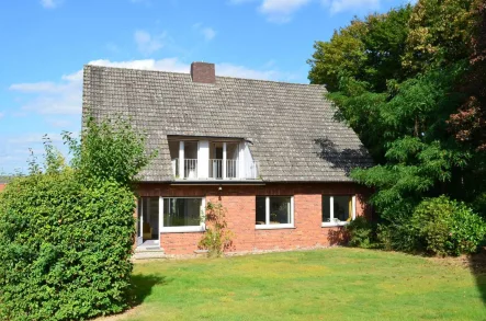 Gartenblick - Haus kaufen in Bad Oeynhausen - Einfamilienhaus mit Einliegerwohnung in ruhiger Lage nähe Herzzentrum