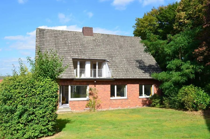 Gartenblick - Haus kaufen in Bad Oeynhausen - Einfamilienhaus mit Einliegerwohnung in ruhiger Lage nähe Herzzentrum