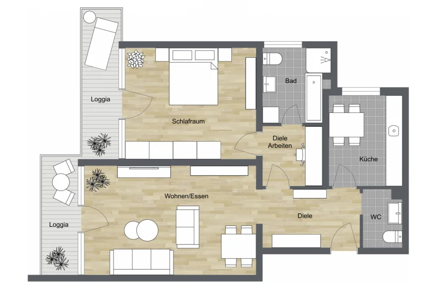 025 - Grundrissplan Erdgeschoss