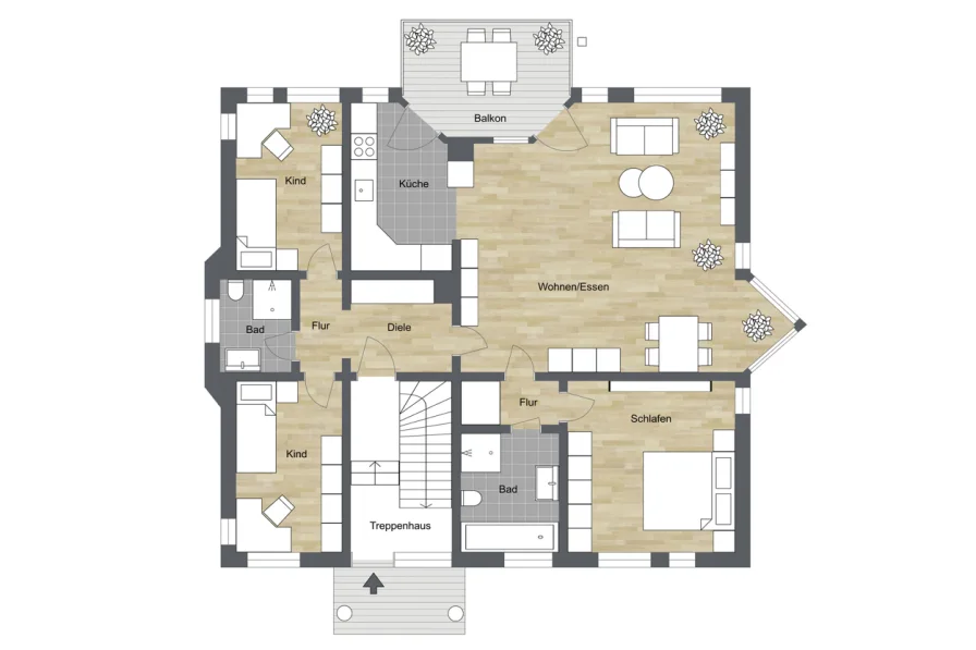 017 - Grundrissplan Erdgeschoss