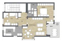 017 - Grundrissplan 1. Obergeschoss