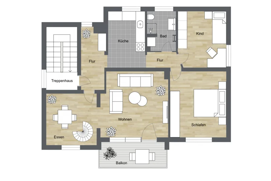 025 - Grundrissplan Obergeschoss