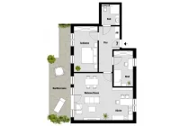 012 - Grundriss Penthouse