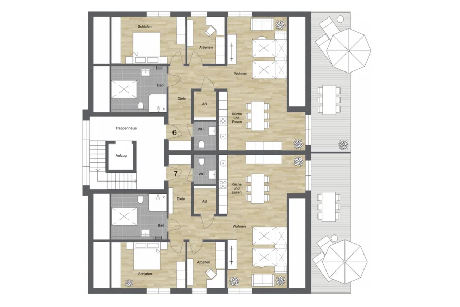 010 - Grundrissplan - Dachgeschoss