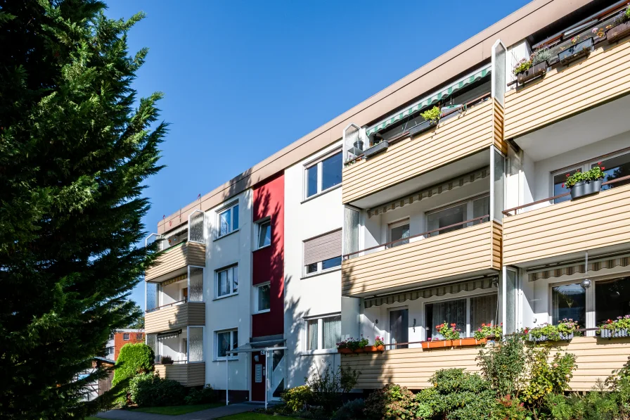 Ansicht 1 - Wohnung kaufen in Bielefeld - KEINE KÄUFERPROVISION Top vermietete ETW mit Balkon und Garage in Bielefeld Stieghorst