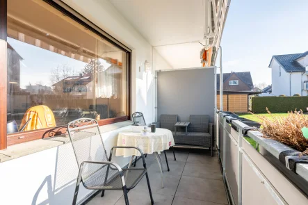 Balkon 1 - Wohnung kaufen in Bielefeld - KEINE KÄUFERPROVISION Gepflegte Erdgeschosswohnung mit Balkon und Garage in Bielefeld Stieghorst