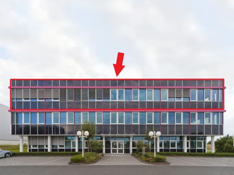 Straßenansicht - Büro/Praxis mieten in Bielefeld - Moderne Bürofläche mit attraktiver Anbindung
