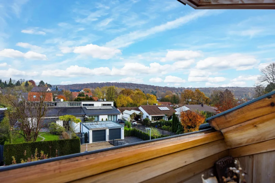 Blick aus dem Dachgeschoss