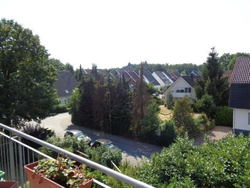 Blick vom Balkon