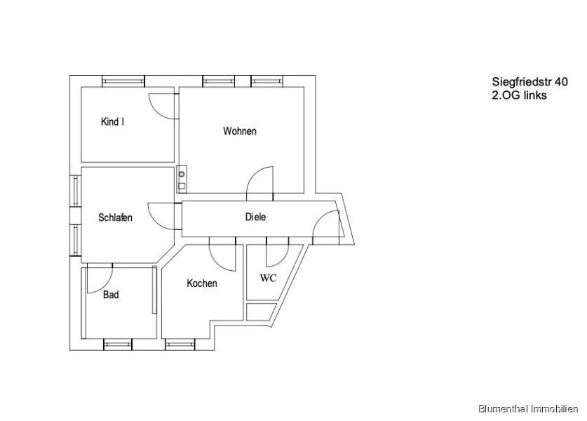 Wohnungsgrundriss