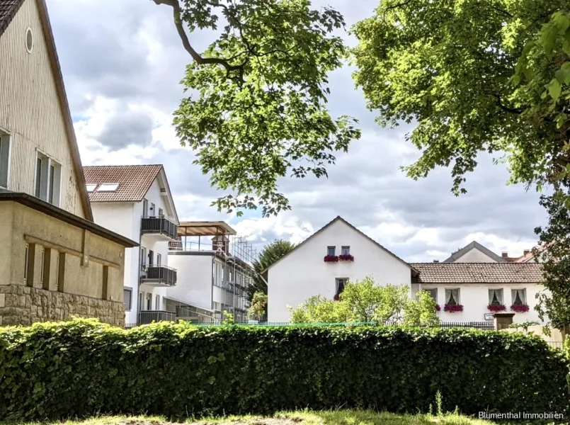 Blick auf das Museumsgebäude der alten Wäschefabrik