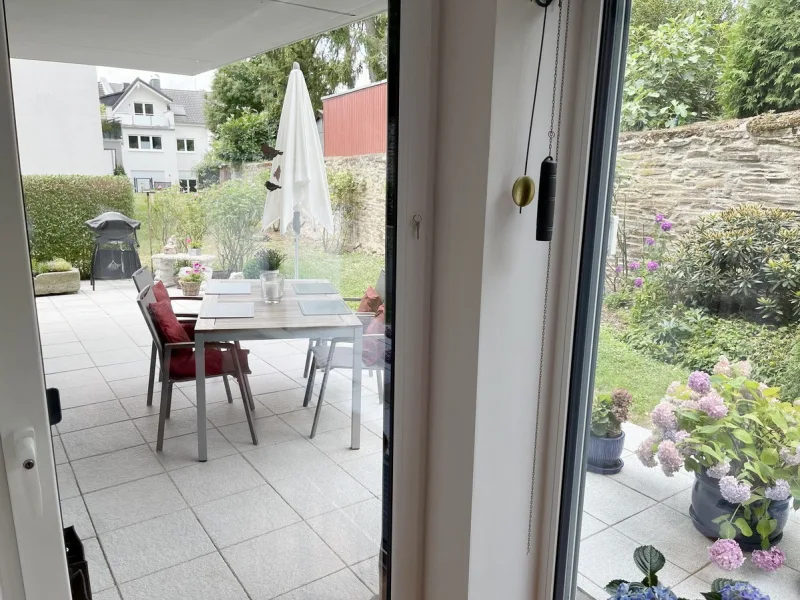 Arbeiten Blick Terrasse