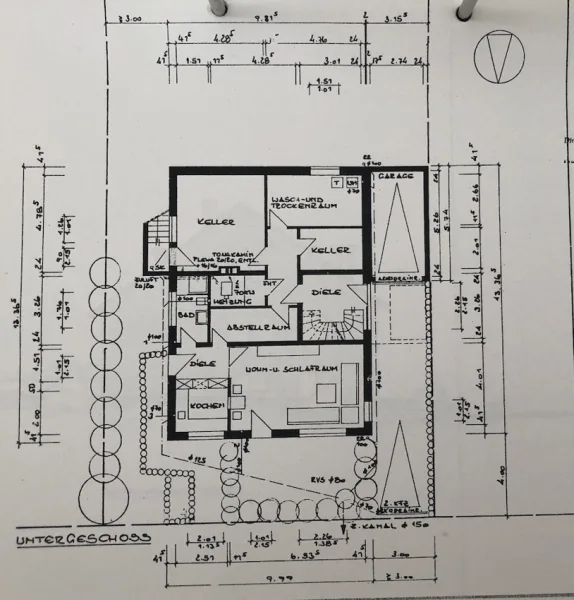 Grundriss ELW + Keller