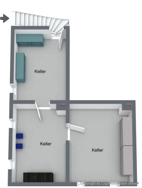 Grundriss Keller_3D Vorderhaus