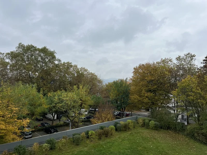 Aussicht vom Balkon