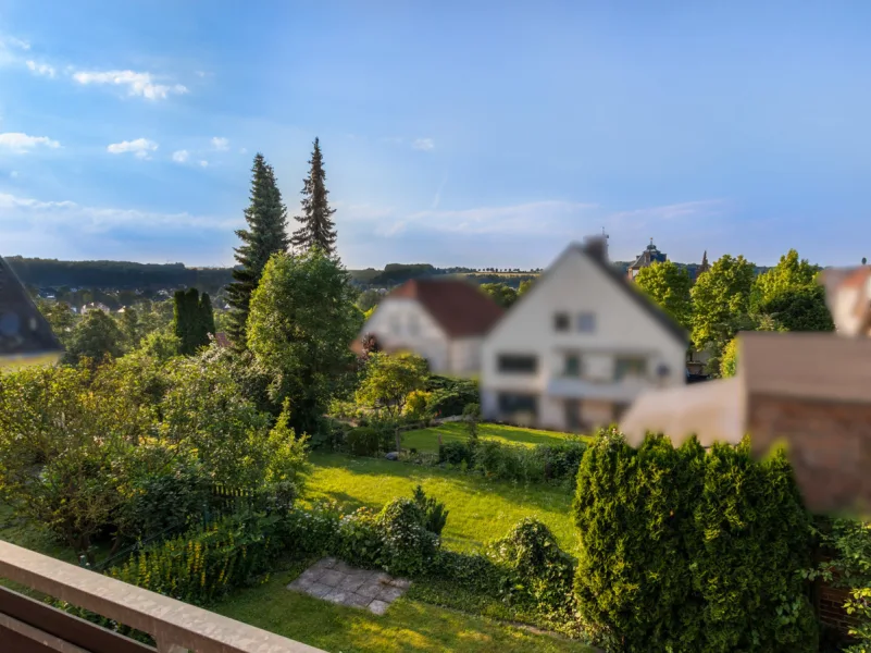 Ausblick vom Balkon