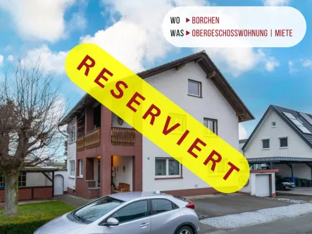 RESERVIERT - Wohnung mieten in Borchen - SCHÖNE WOHNUNG MIT EINBAUKÜCHE UND BALKON FÜR 3 JAHRE ZU MIETEN