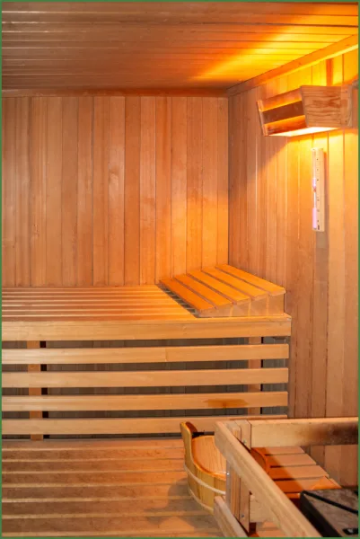 Sauna in der Werkstatt