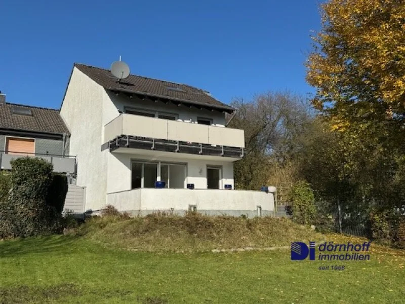 Rückansicht - Wohnung kaufen in Dortmund / Marten - Moderne Terrassenwohnung mit Traumblick