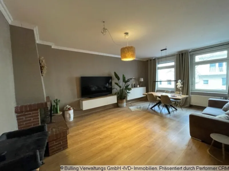 Wohnzimmer Bild 1 - Wohnung kaufen in Dortmund - Eigentumswohnung in bester Lages des Gerichtsviertel