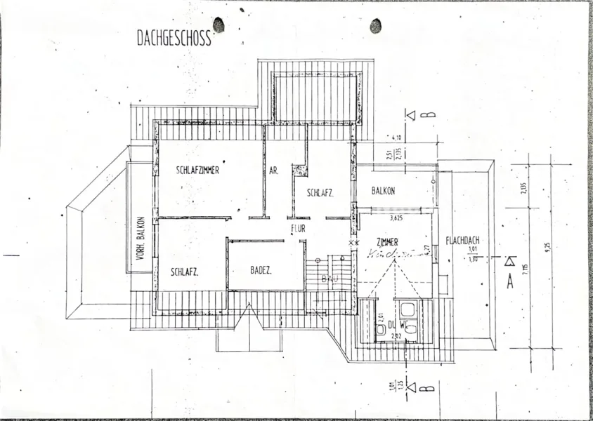 Grundriss Dachgeschoss