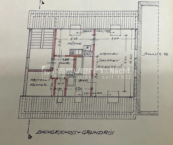 Grundriss Dachgeschoss