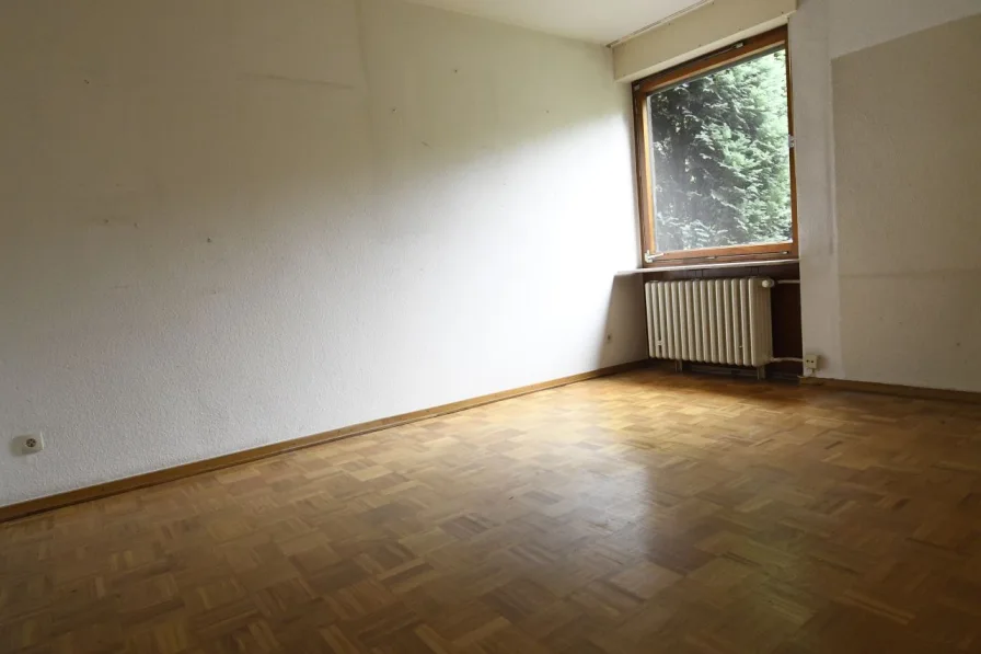 Apartment im EG - Wohn-/Schlafzimmer