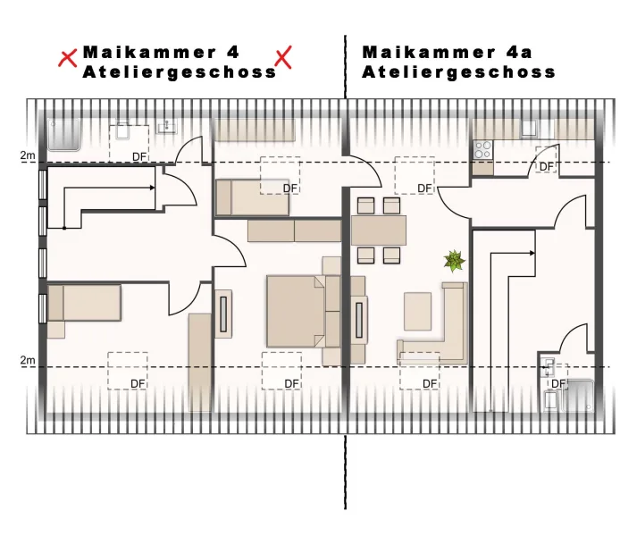 Maikammer 4 und 4a Ateliergeschoss