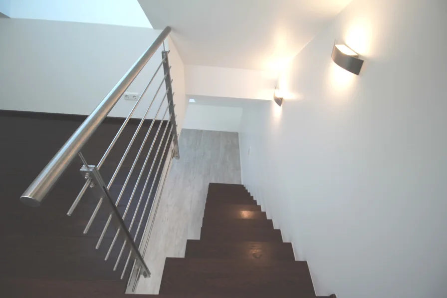 Treppe zum Wohnzimmer