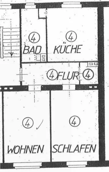 Grundriss ohne Aufmaß